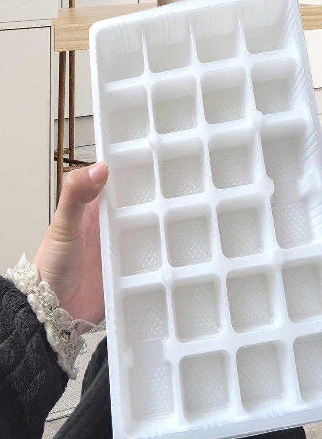 HOLIDYOYO Dumpling Box Set with Lids 10-Pack Clear Plastic Freezer Containers for Wonton Storage Food Preservation Kitchen Organization - Image 3